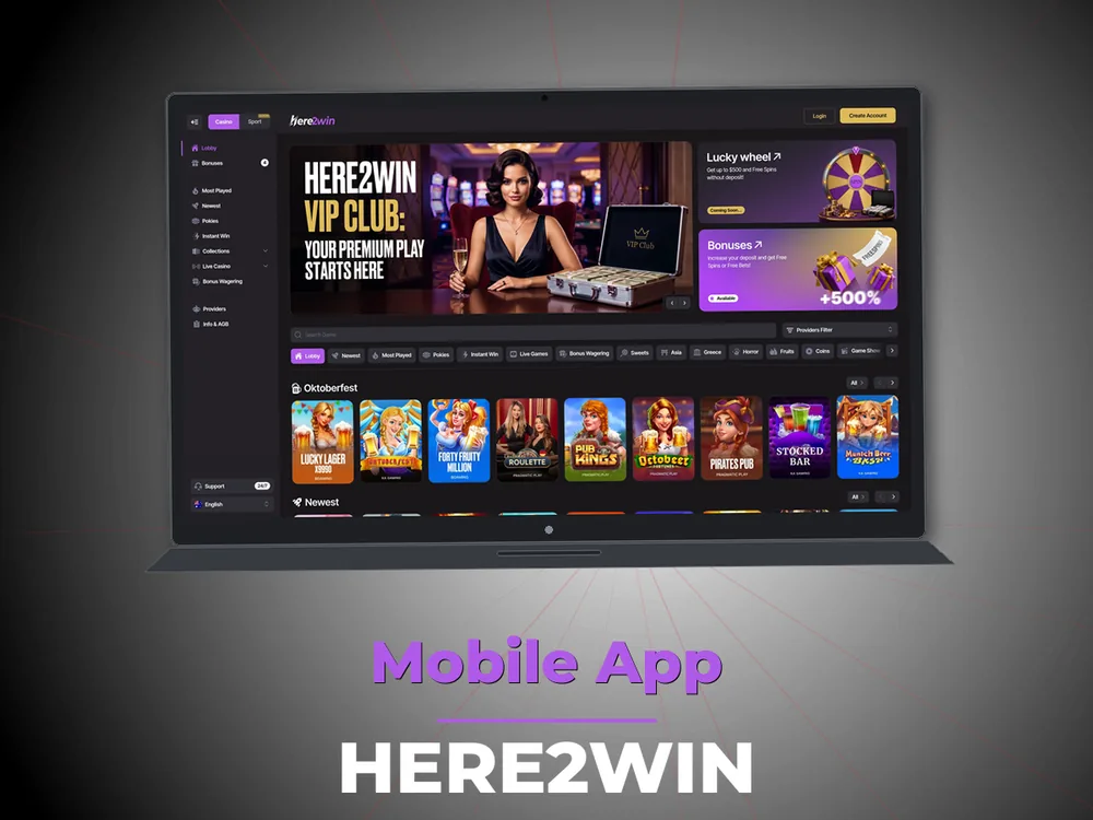 Here2win - Mobile App