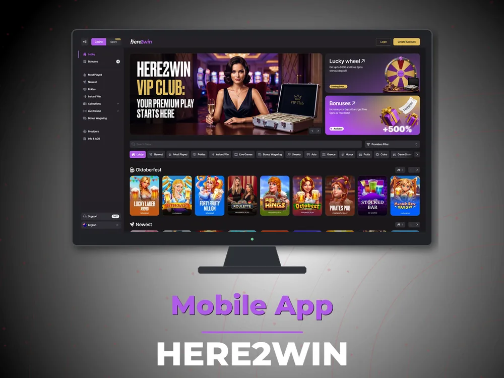 Here2win - Mobile App