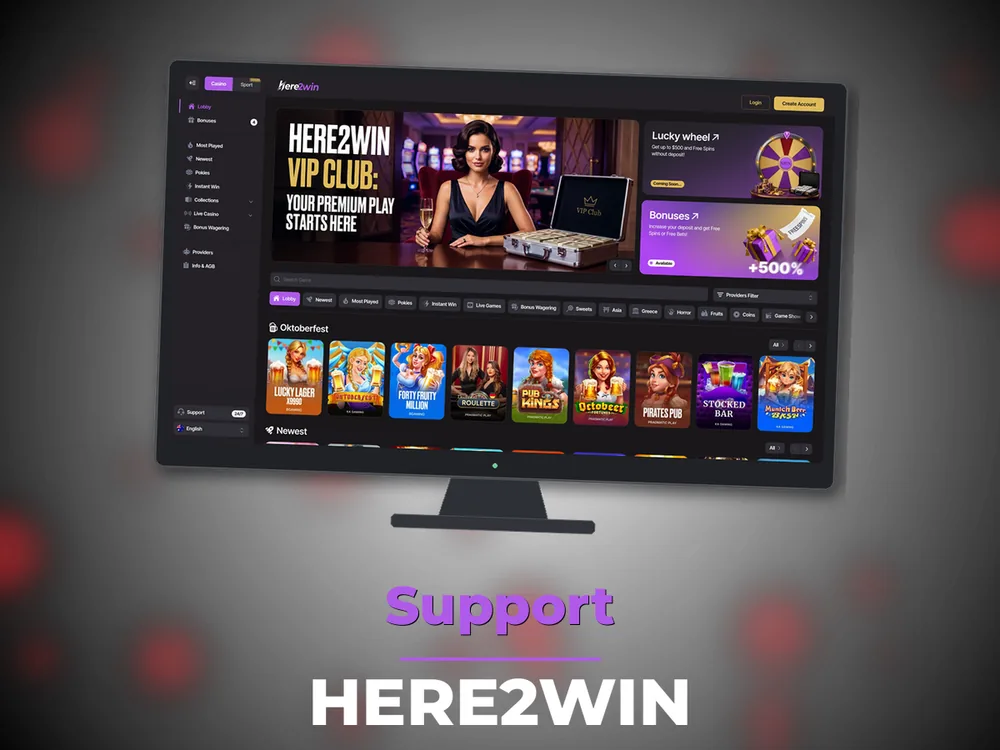 Here2win - Support