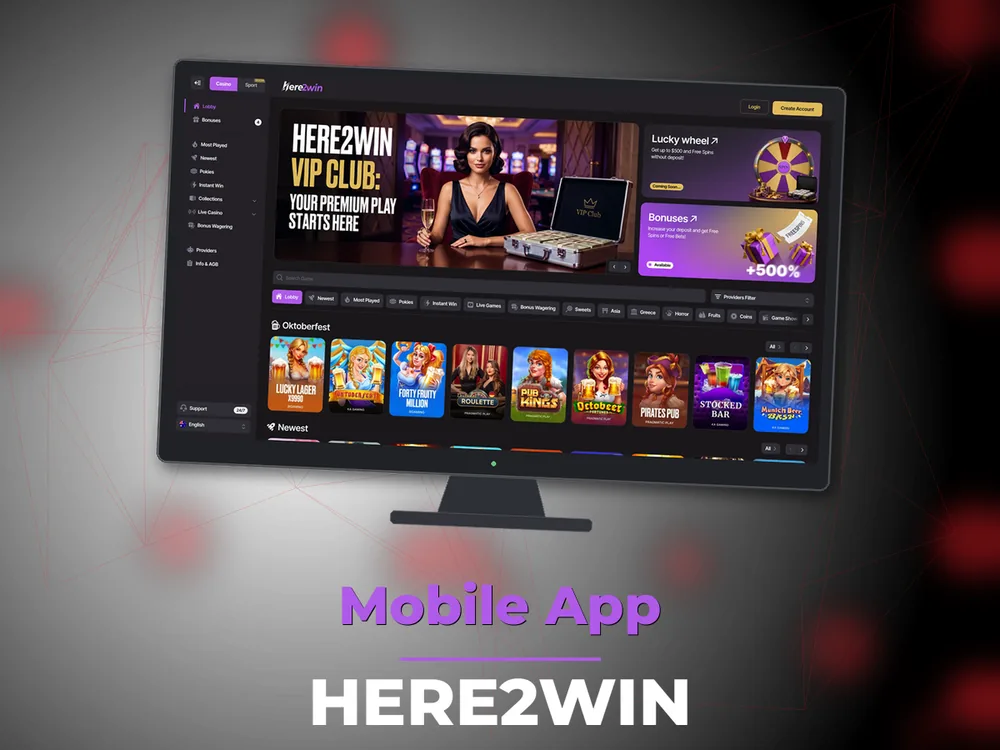 Here2win - Mobile App